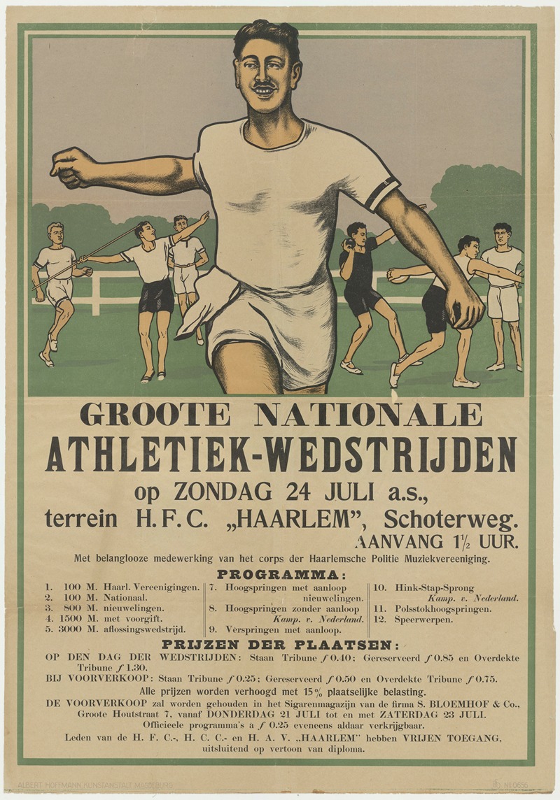 Anonymous - Groote Nationale Athletiek-wedstrijden