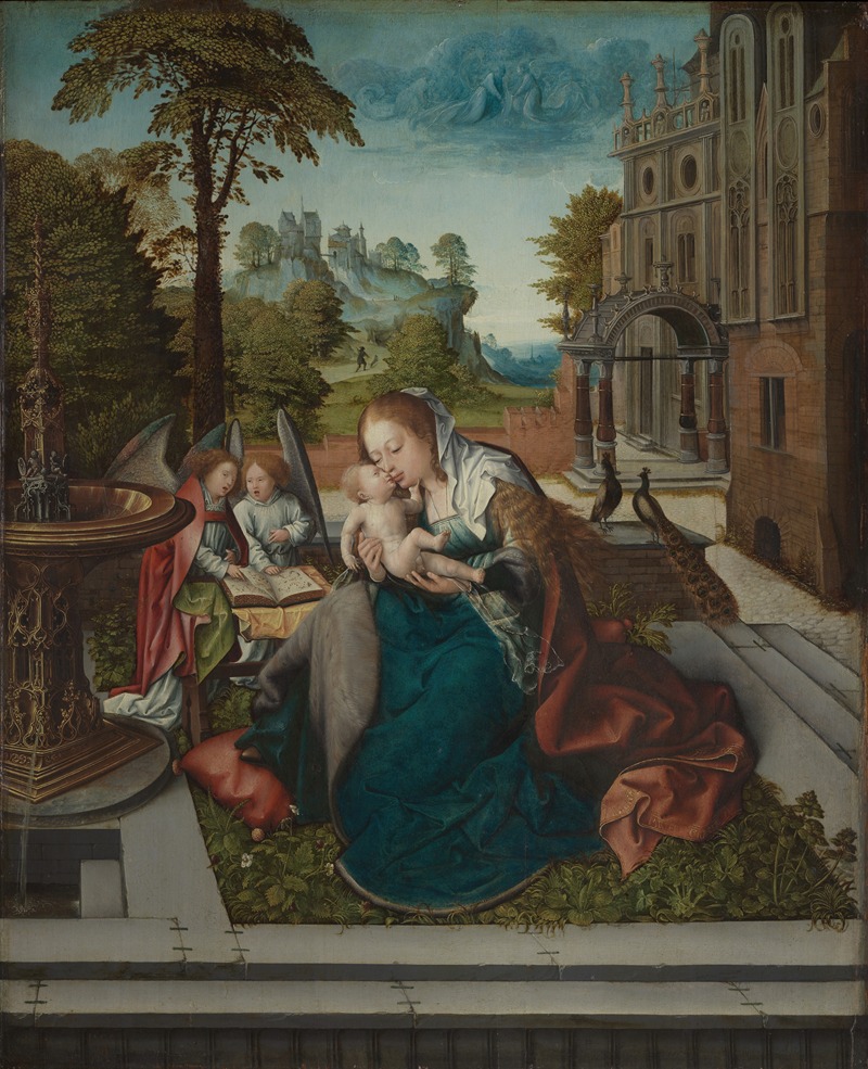 Bernard van Orley - Virgin and Child with Angels