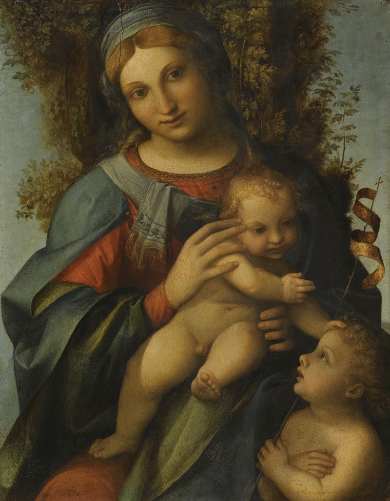 Correggio - Madonna and Child with the Infant Saint John the Baptist