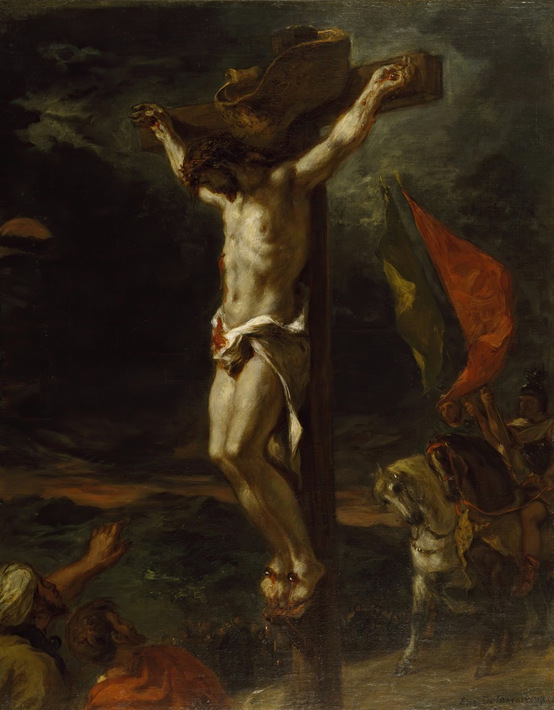 Eugène Delacroix - Christ on the cross