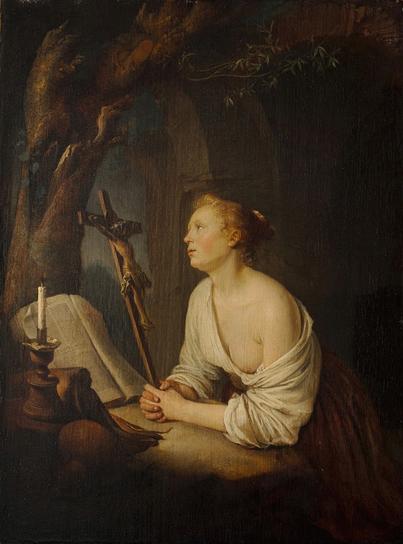 Gerrit Dou - The Penitent Magdalen
