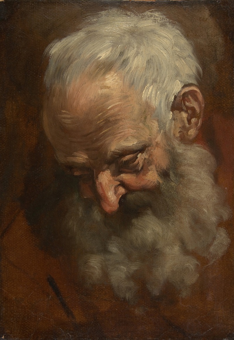 Giacomo Cavedone - Head of a Bearded Man (Nicodemus)