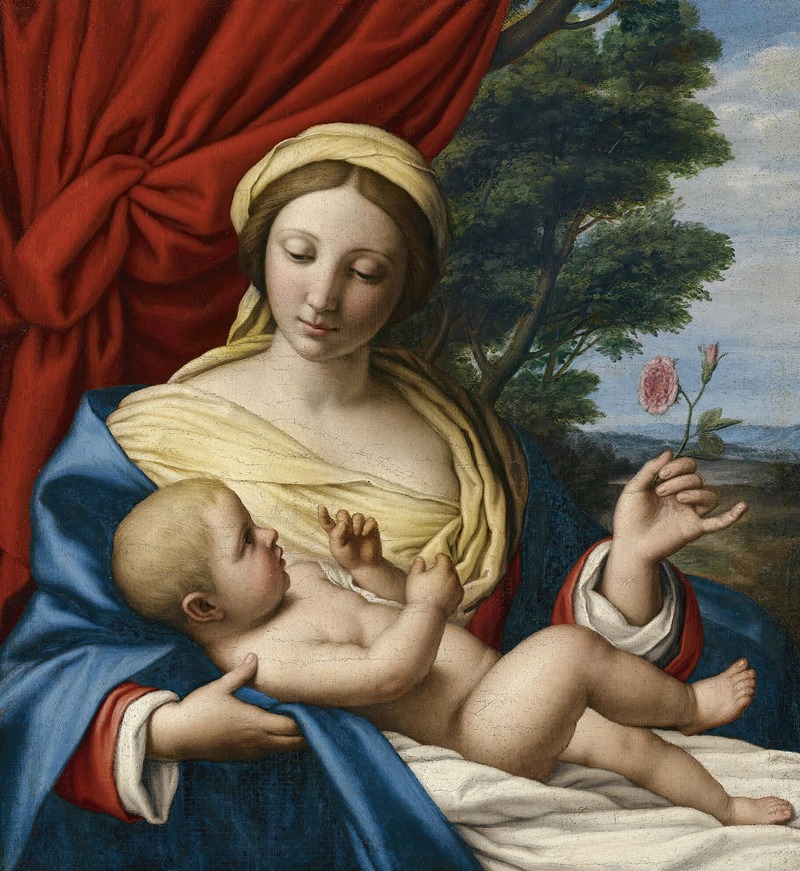 Giovanni Battista Salvi da Sassoferrato - The Virgin Of The Rose