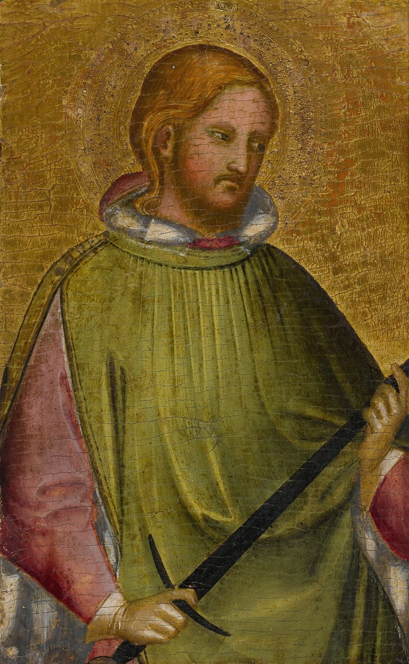 Giovanni di Bartolomeo Cristiani - St. Martin holding his sword