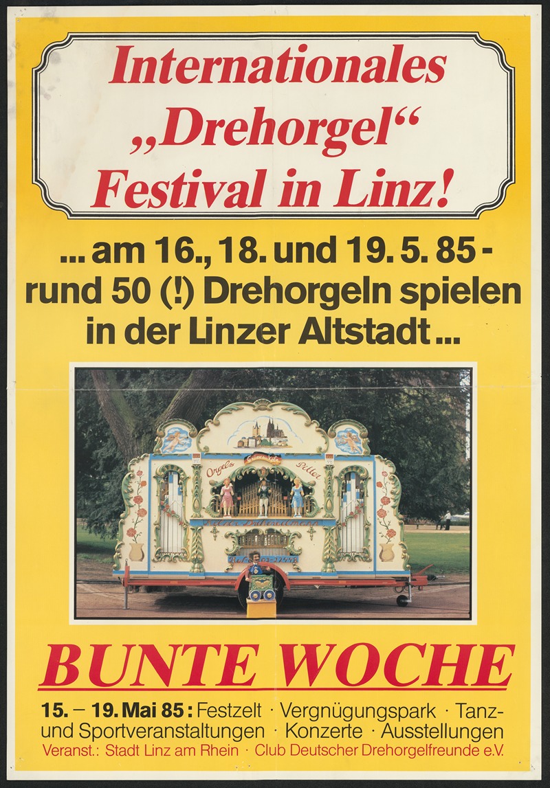 Anonymous - Internationales ‘Drehorgel’ Festivel in Linz!