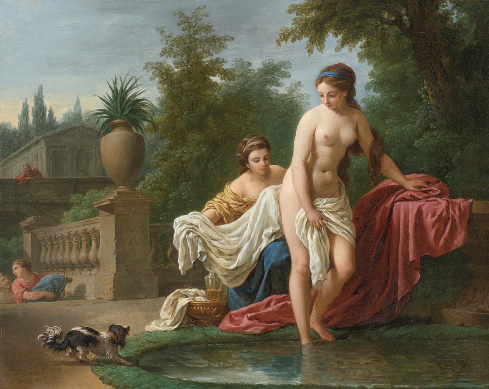 Louis-Jean-François Lagrenée - David and Bathsheba