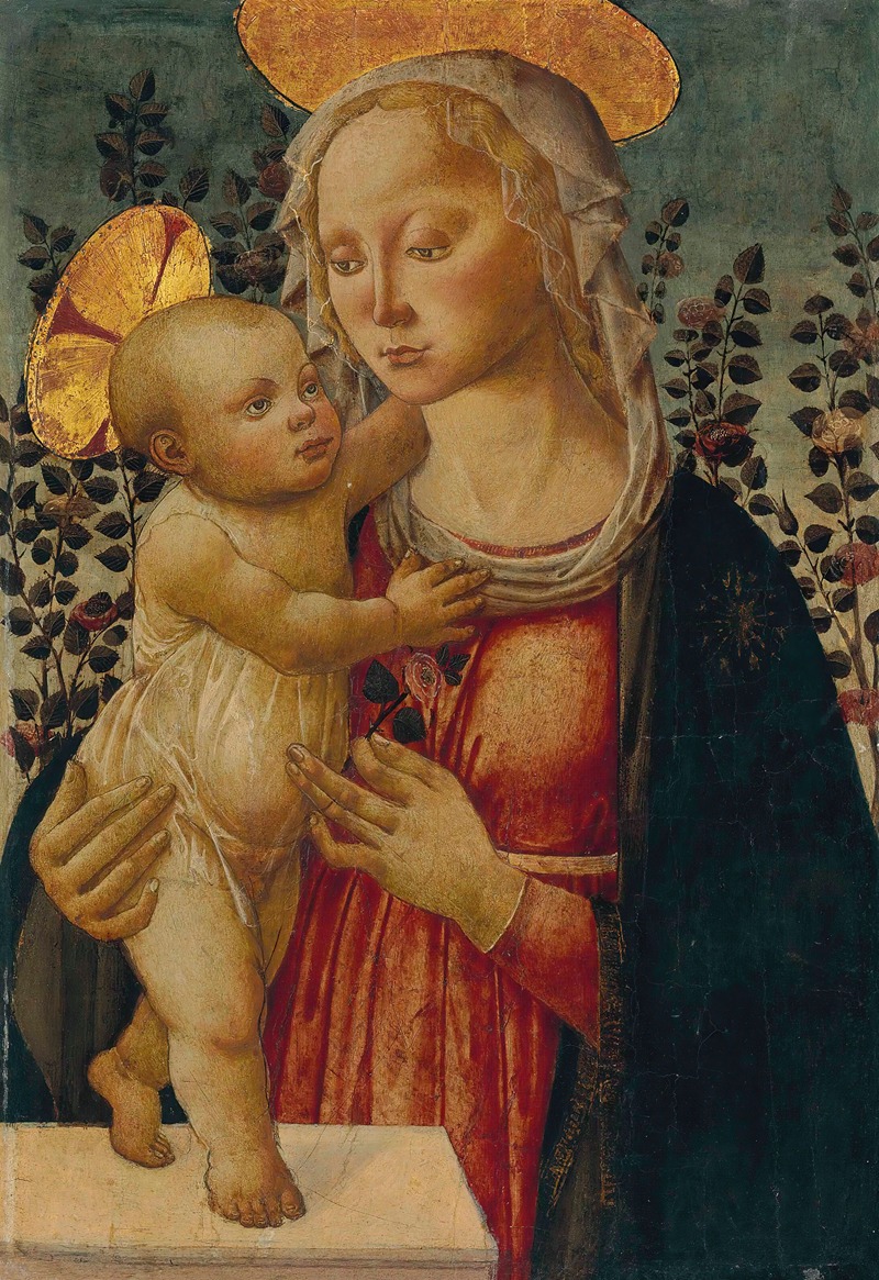 The Madonna and Child by Master of San Miniato - Artvee