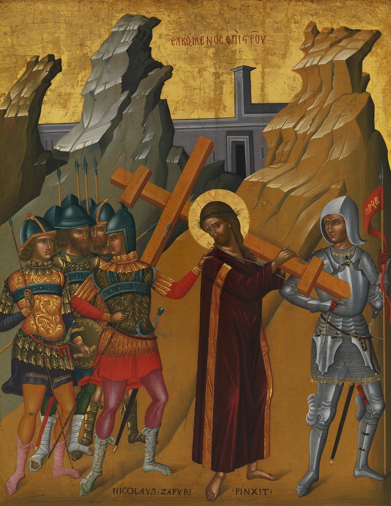Nicolaos Tzafouris - Christ Bearing the Cross
