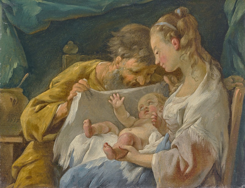 Nöel Hallé - The Holy Family