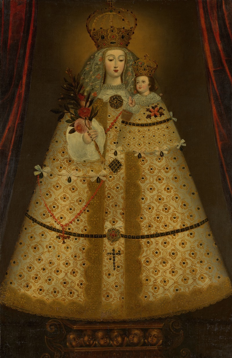 Peruvian (Cuzco) Painter - Our Lady of Guápulo