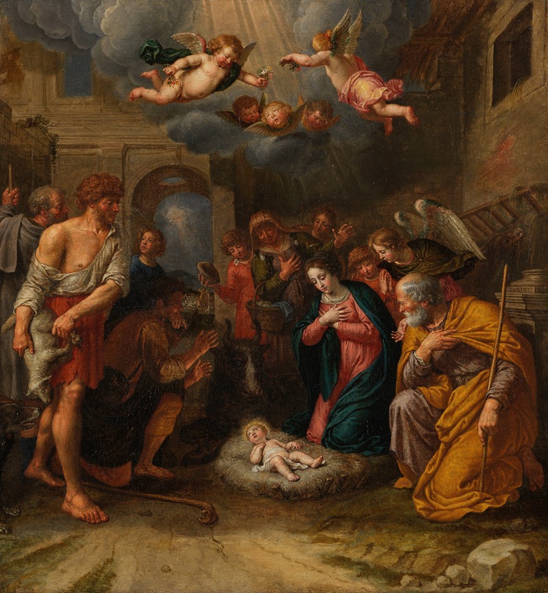 Peter van Lint - Adoration of the Shepherds