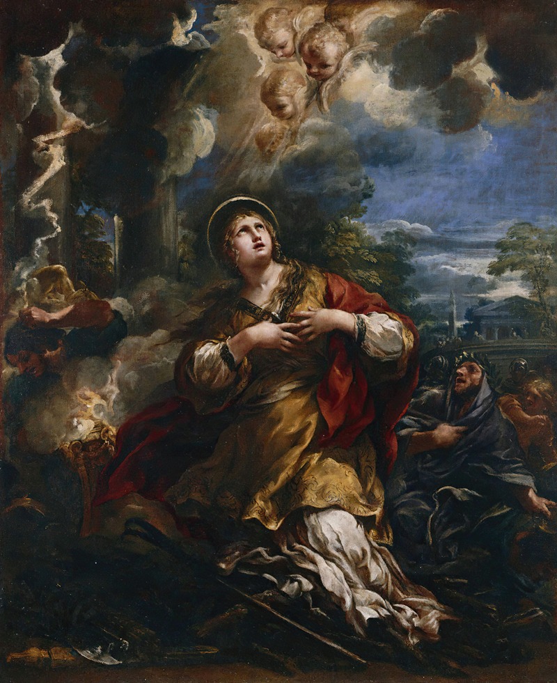 Pietro da Cortona - Saint Martina Refuses to Adore the Idols