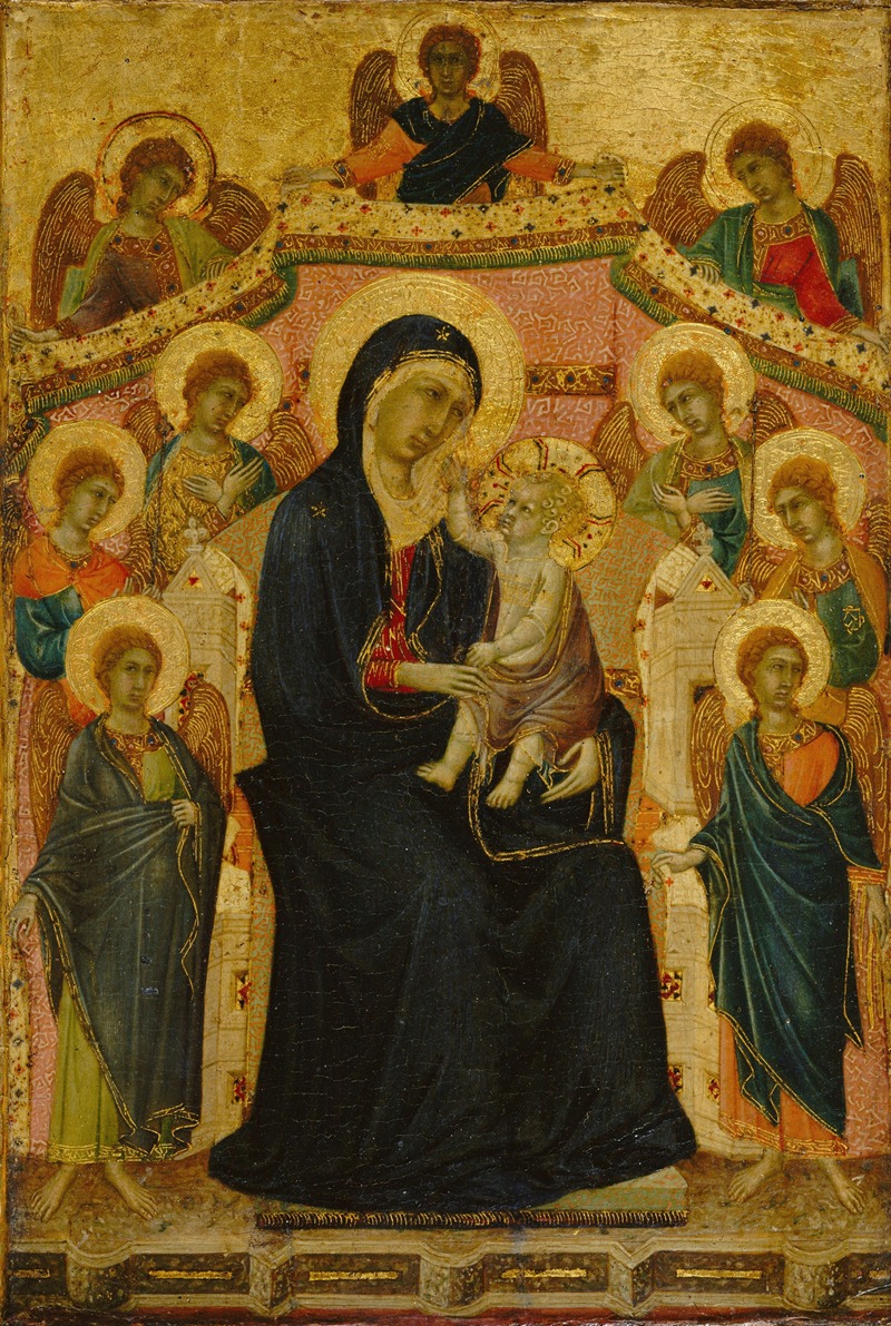 Segna di Buonaventura - Madonna and Child with Nine Angels