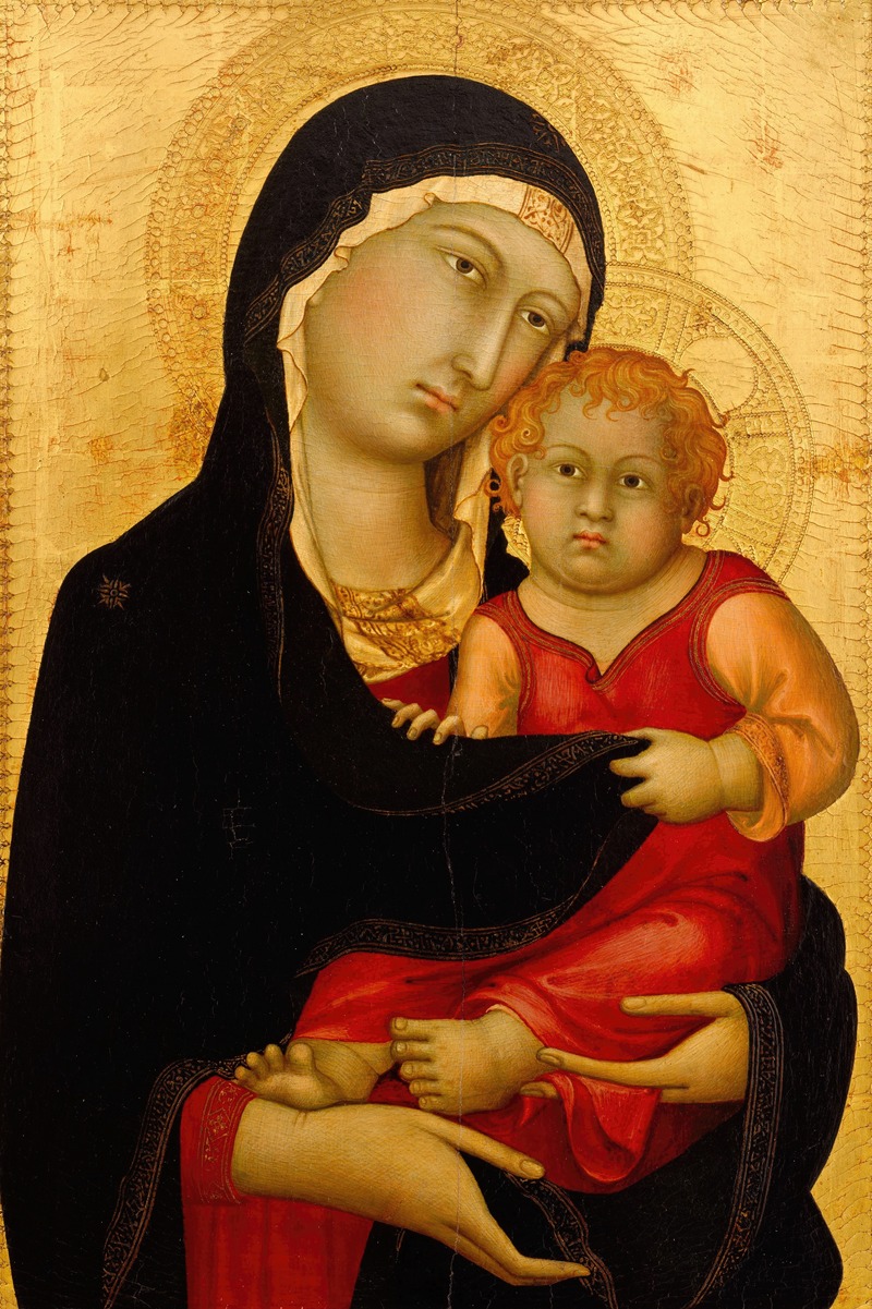 Madonna and Child by Simone Martini - Artvee