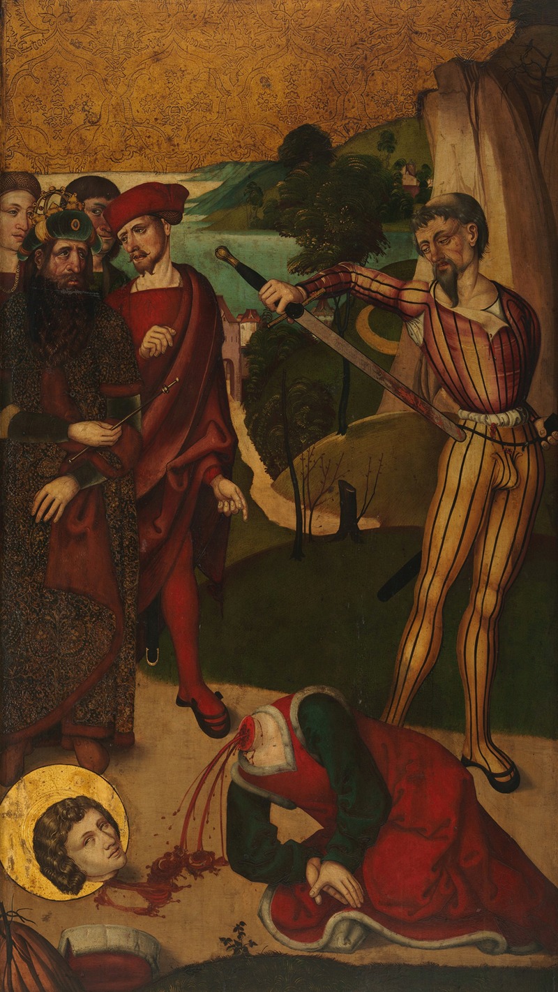 Swiss Painter - The Beheading of Saint Agapitus of Praeneste