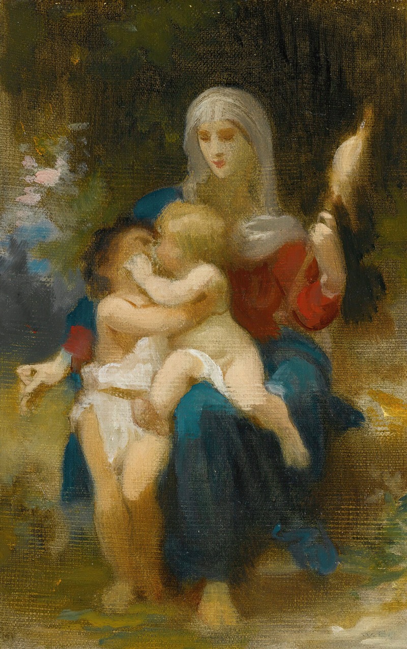 William Bouguereau - Study For Sainte Famille