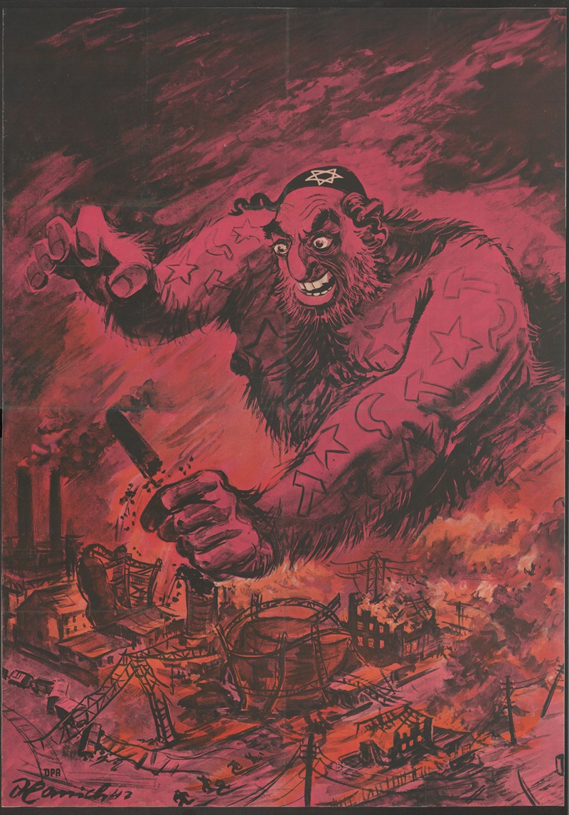 Anonymous - Niemiecki plakat antybolszewicki
