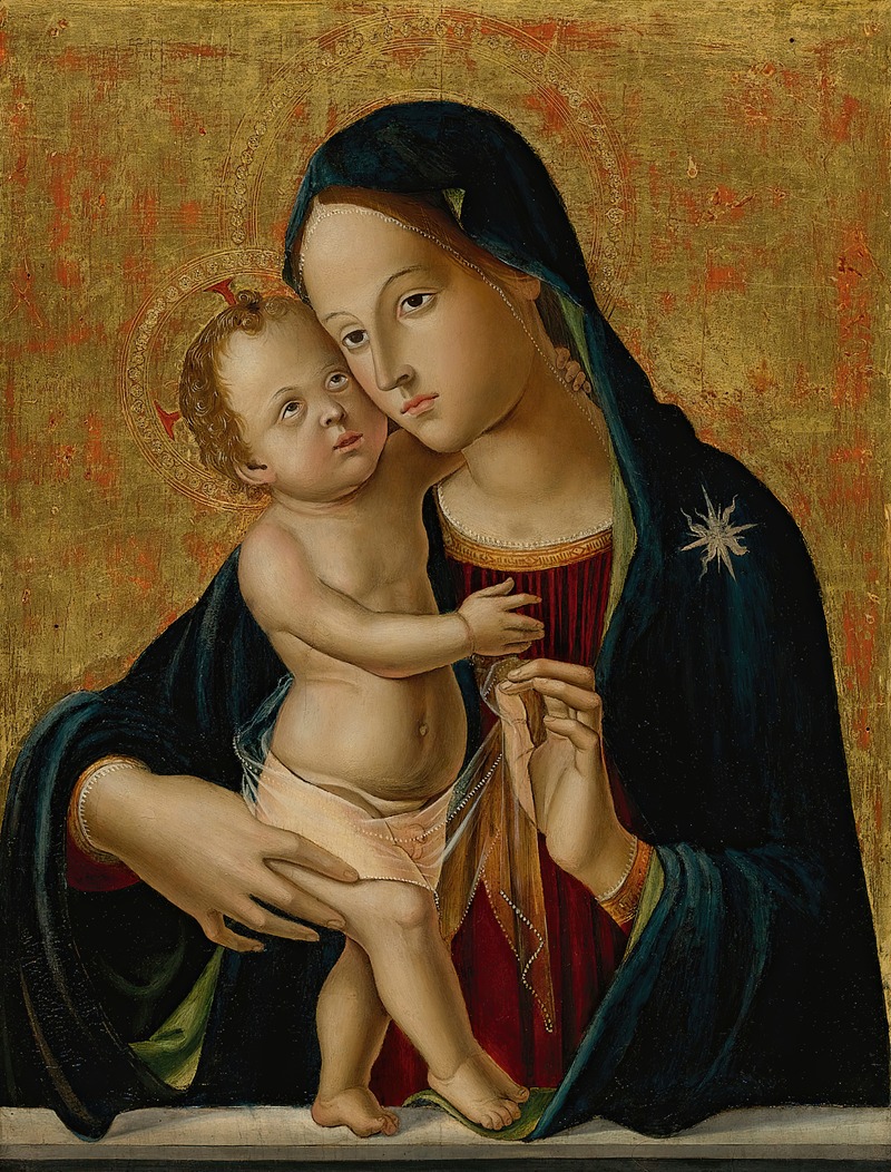 Antonio di Benedetto Aquilio - Madonna And Child