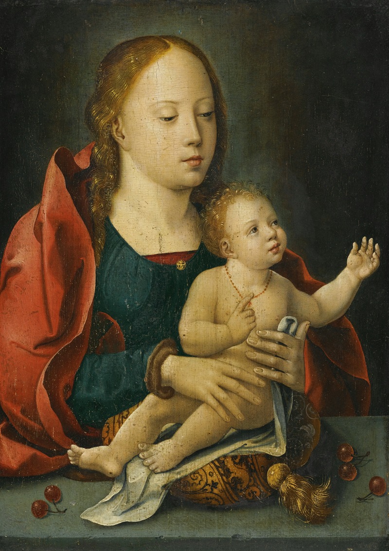 Antwerp School - Virgin And Child