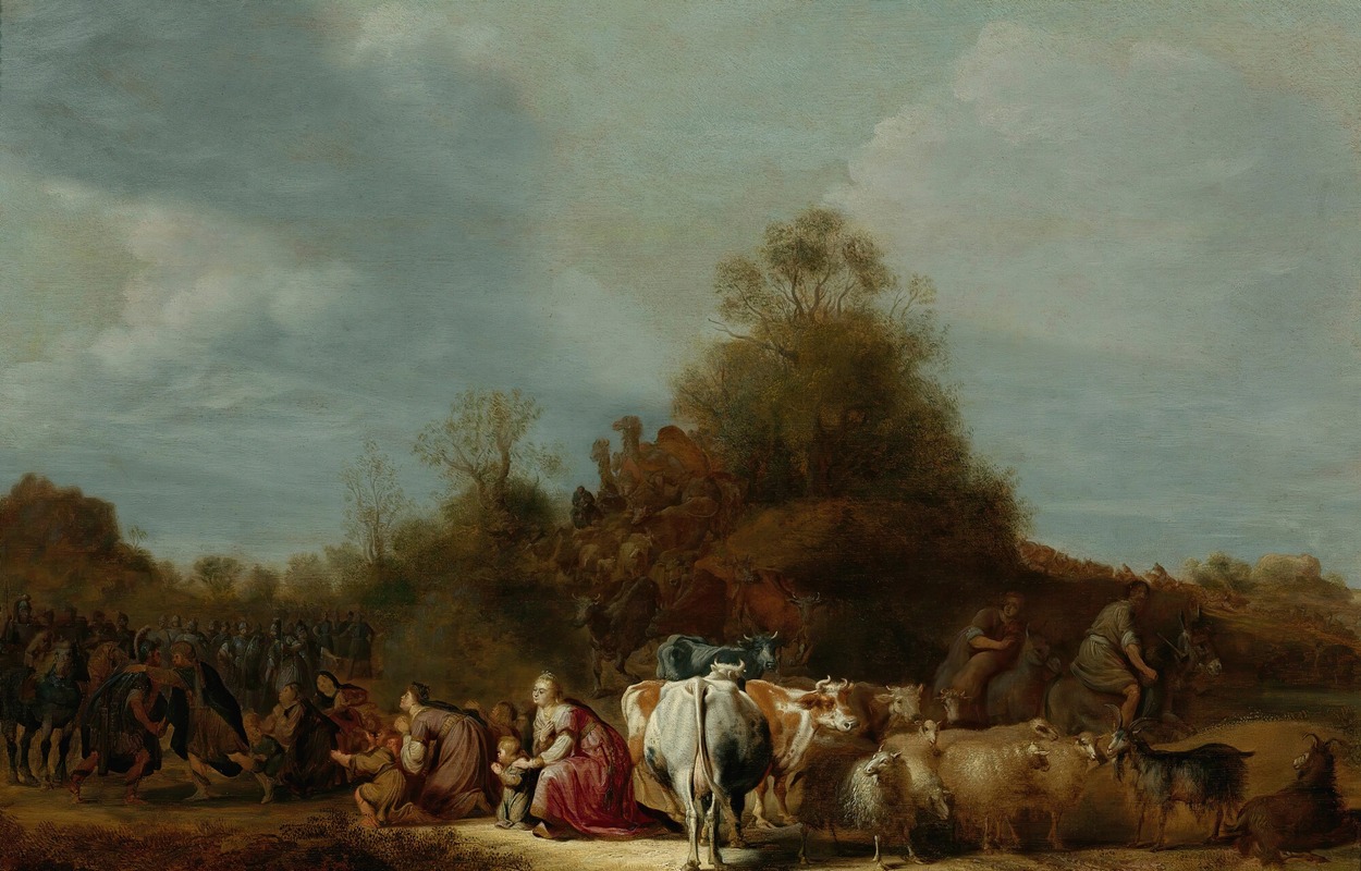 Gerrit Claesz. Bleker - The Meeting Of Jacob And Esau