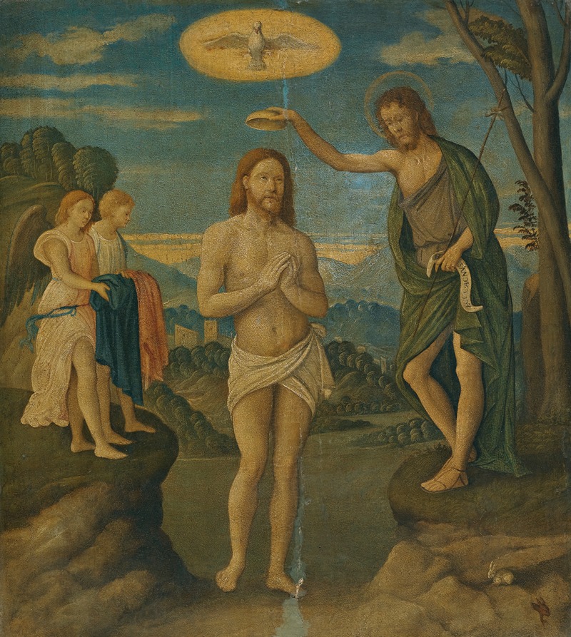 Girolamo da Santacroce - The Baptism Of Christ
