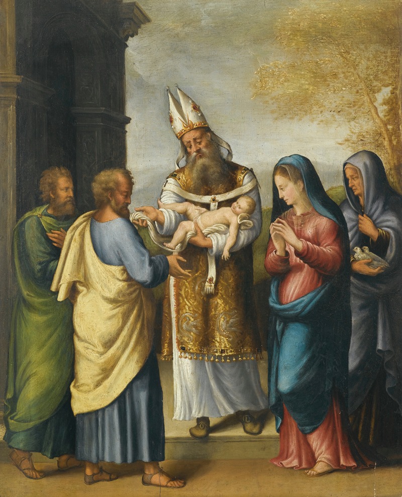 Luca Longhi - The Presentation In The Temple