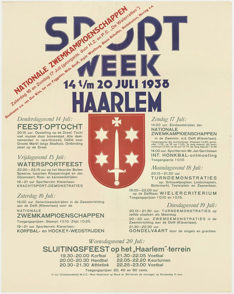 Anonymous - Sportweek Haarlem
