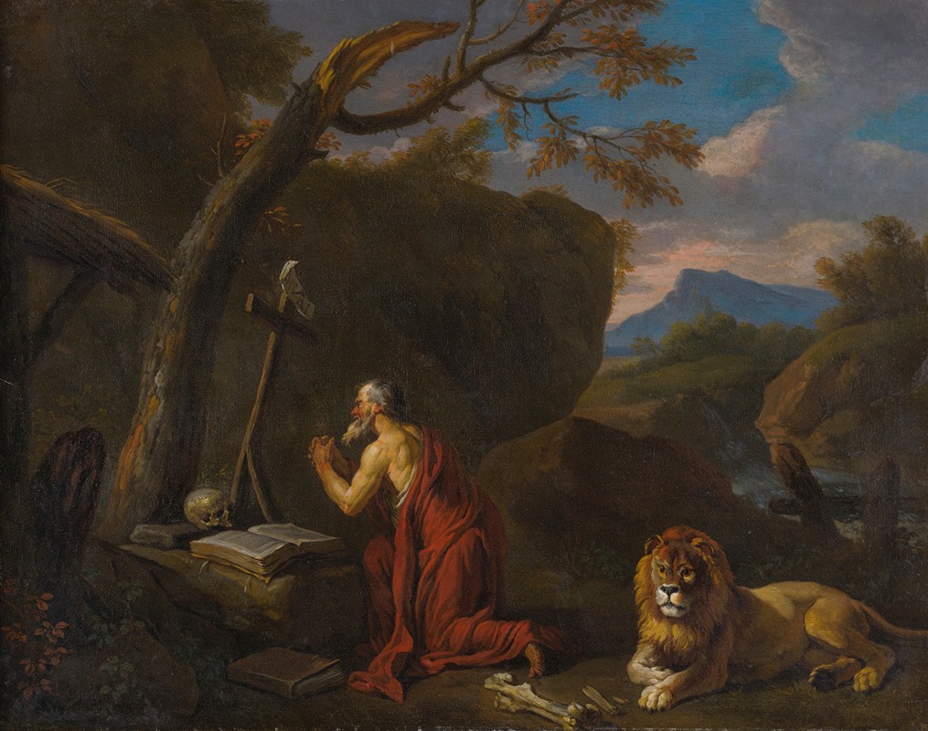 Pieter van Bloemen - The Penitent Saint Jerome