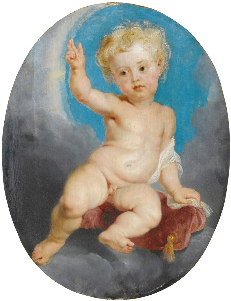Follower of Peter Paul Rubens - Christ Blessing