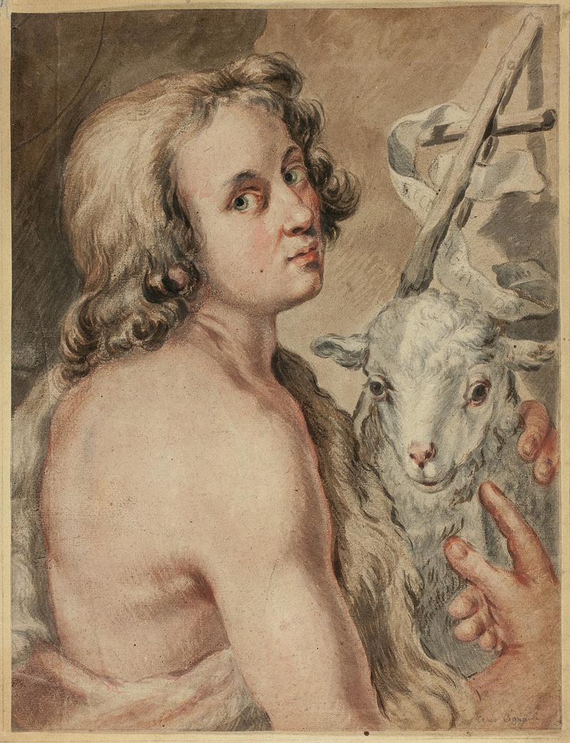 After Carlo Cignani - Saint John the Baptist with Lamb