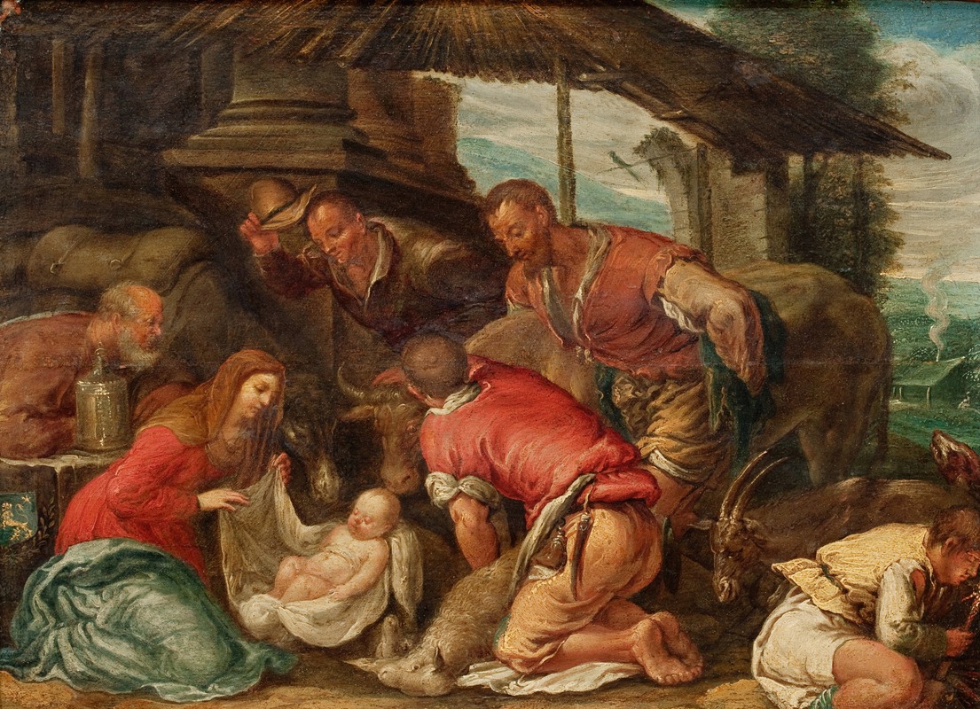 After Jacopo Da Ponte Bassano - The Adoration of the Shepherds