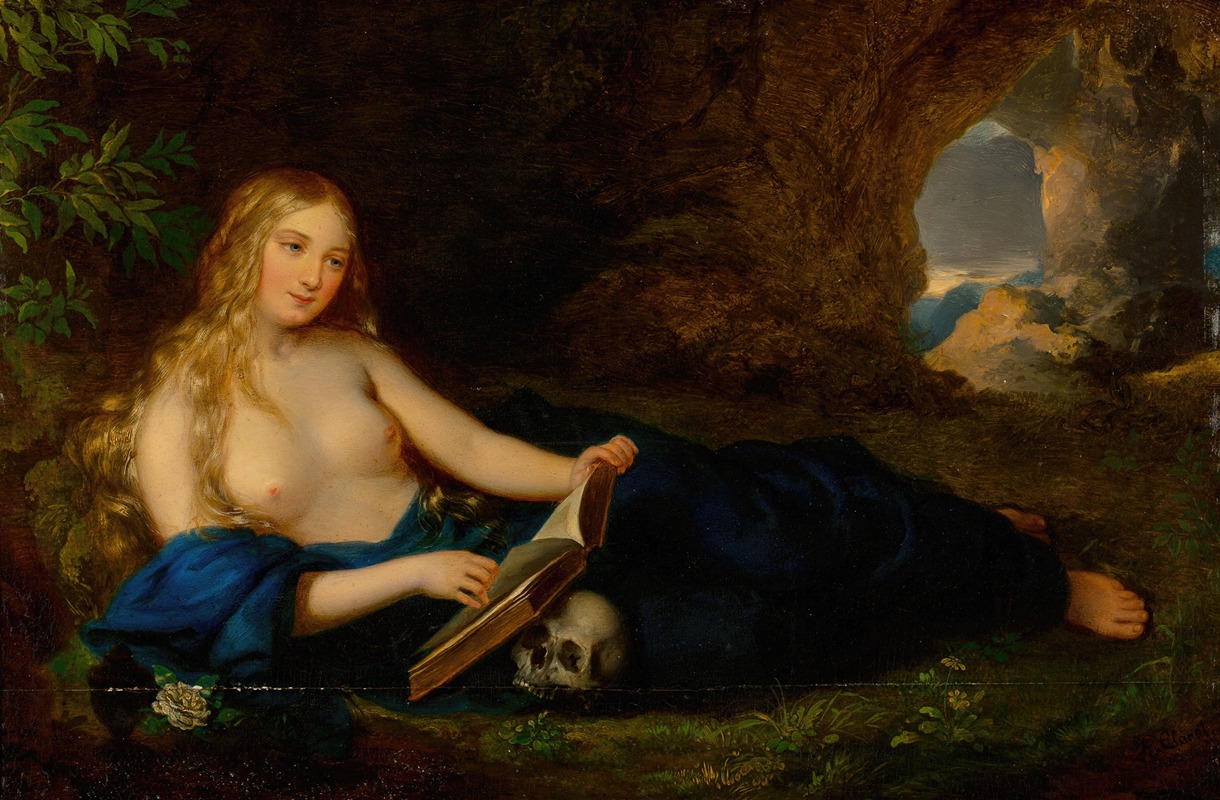 Alexander Clarot - Reclining Magdalene