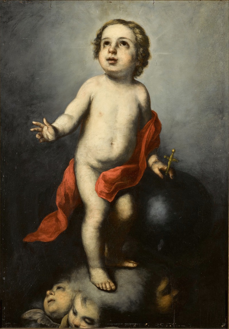 Circle of Bartolomé Estéban Murillo - The infant Christ holding an orb