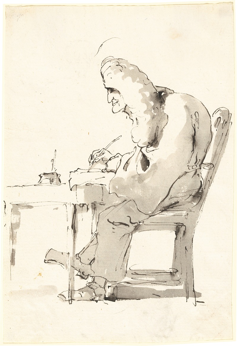 Giovanni Battista Tiepolo - A Venetian Lawyer at His Desk