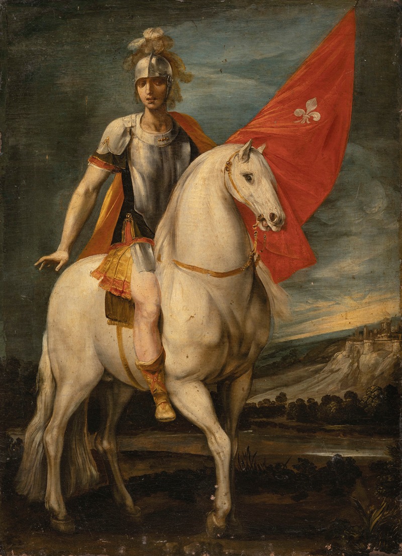 Giuseppe Cesari - Saint Louis of Toulouse on horseback