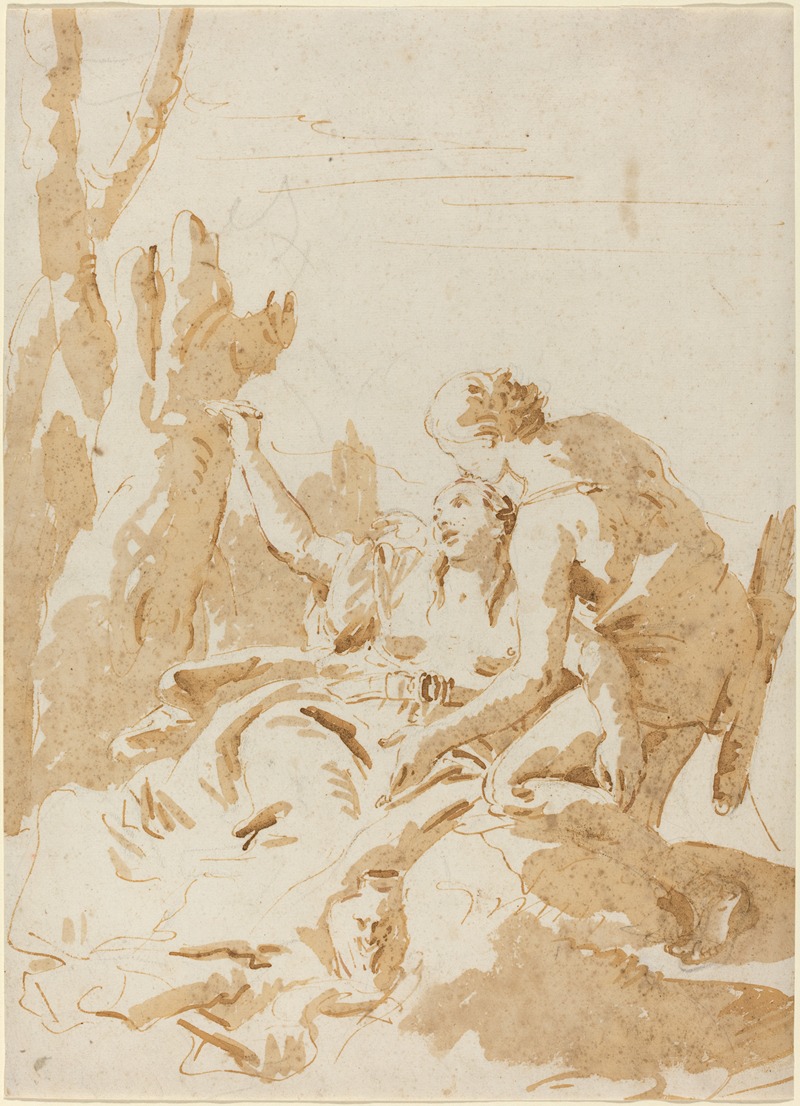 Giovanni Battista Tiepolo - Angelica and Medoro