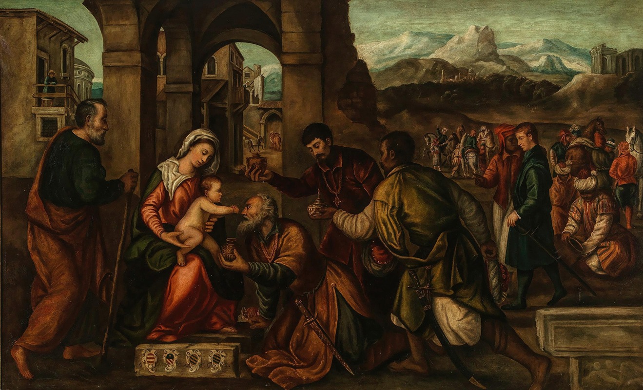 Manner of Bonifazio Veronese - The Adoration of the Magi