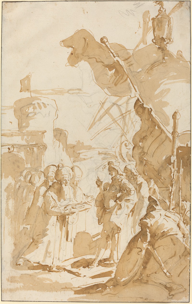 Giovanni Battista Tiepolo - Capitulation of a Town