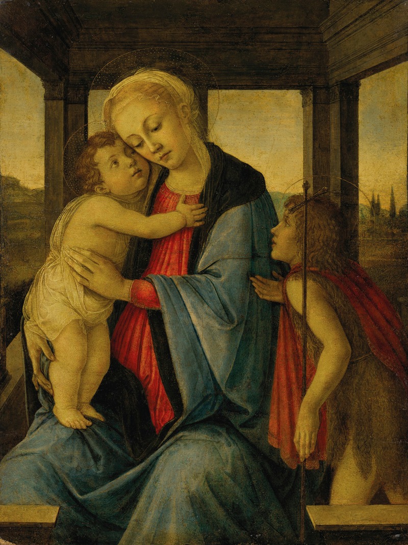 Sandro Botticelli - The Madonna and Child with the infant Saint John the Baptist