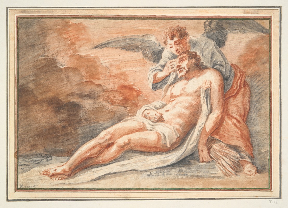 Anonymous - Angel Comforting the Deposed Christ