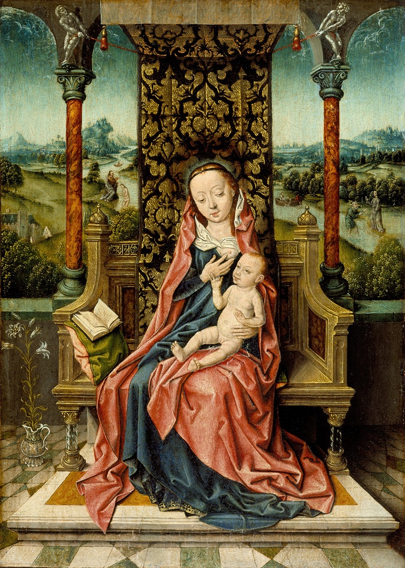 Albrecht Bouts  - Madonna and Child Enthroned