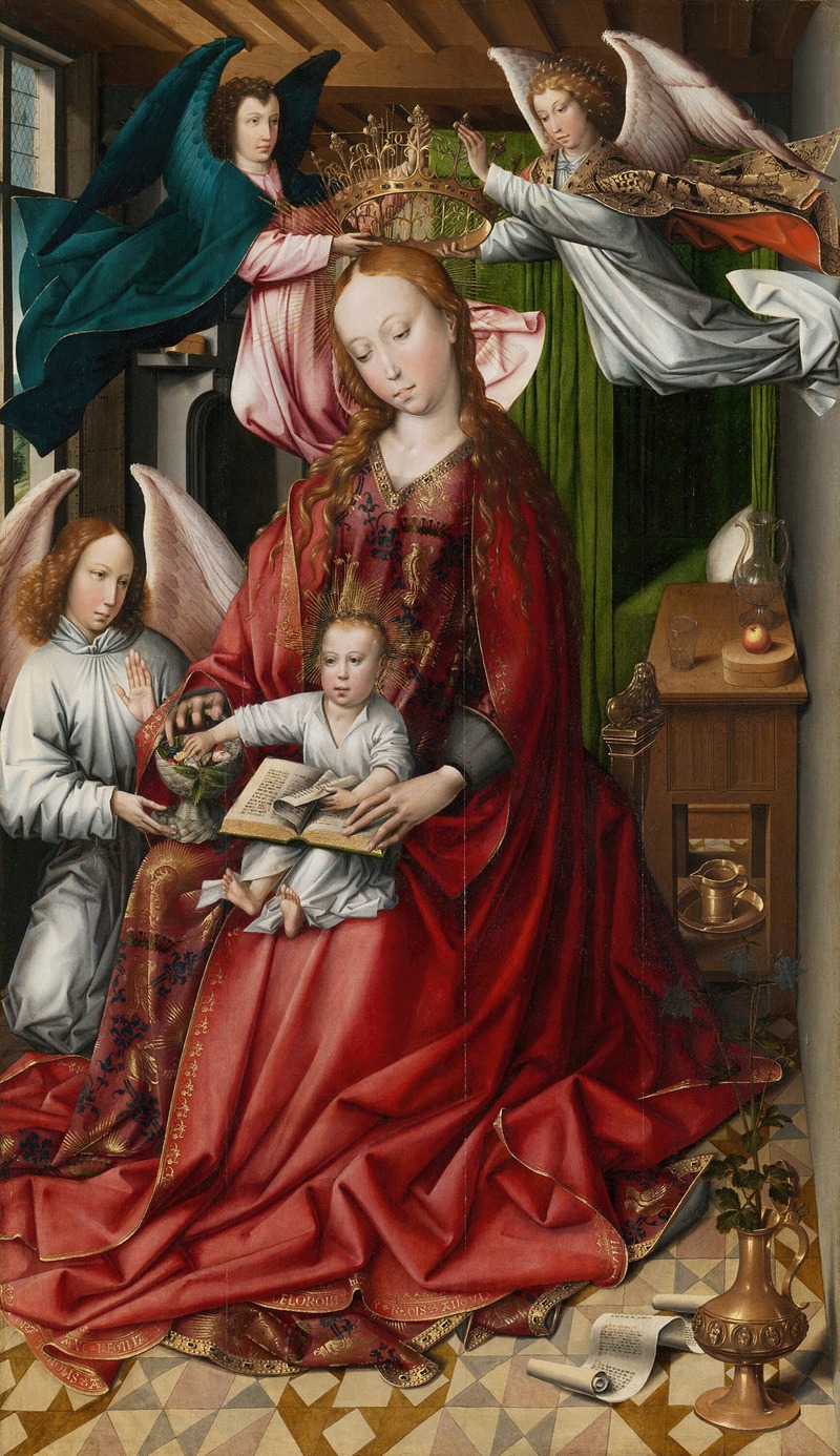 Colijn de Coter - Virgin and Child Crowned by Angels