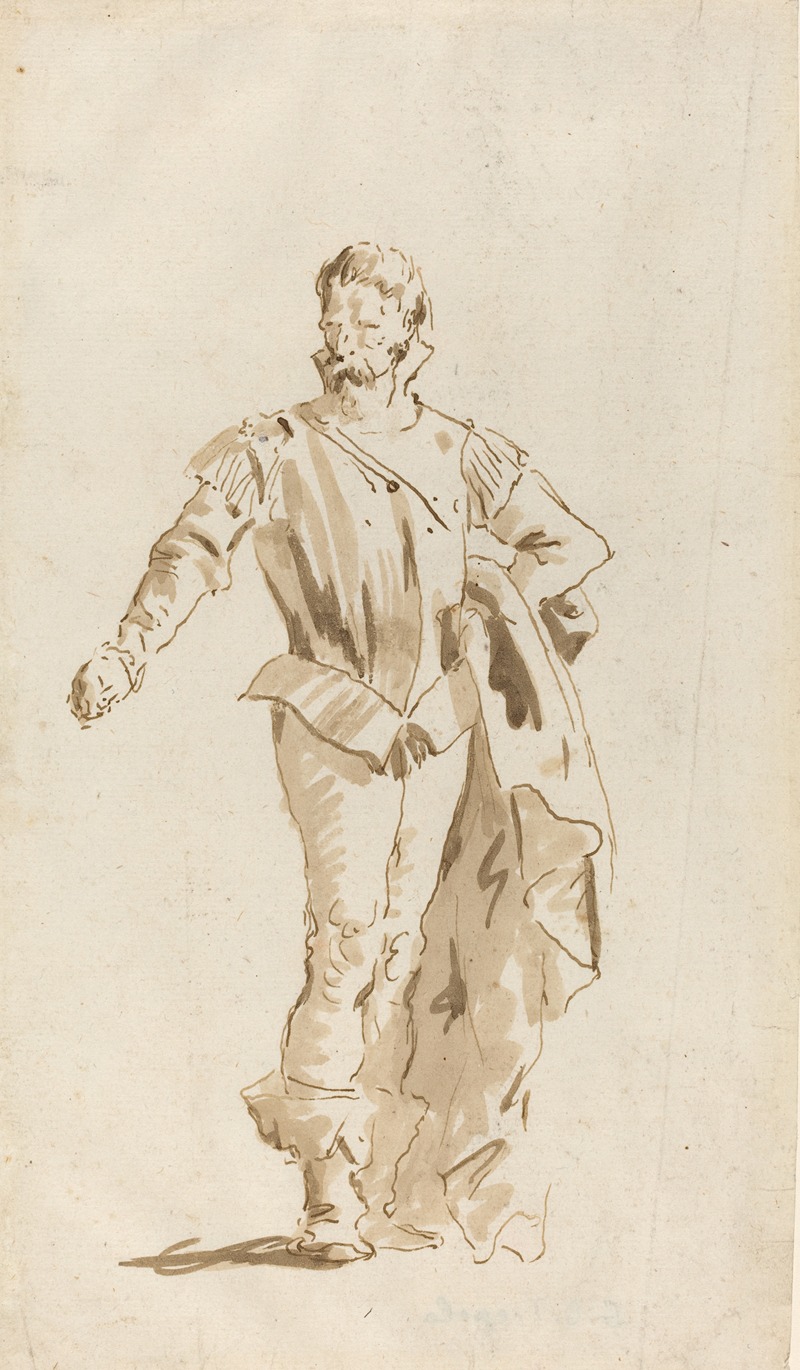 Giovanni Battista Tiepolo - Standing Man in Sixteenth-Century Costume