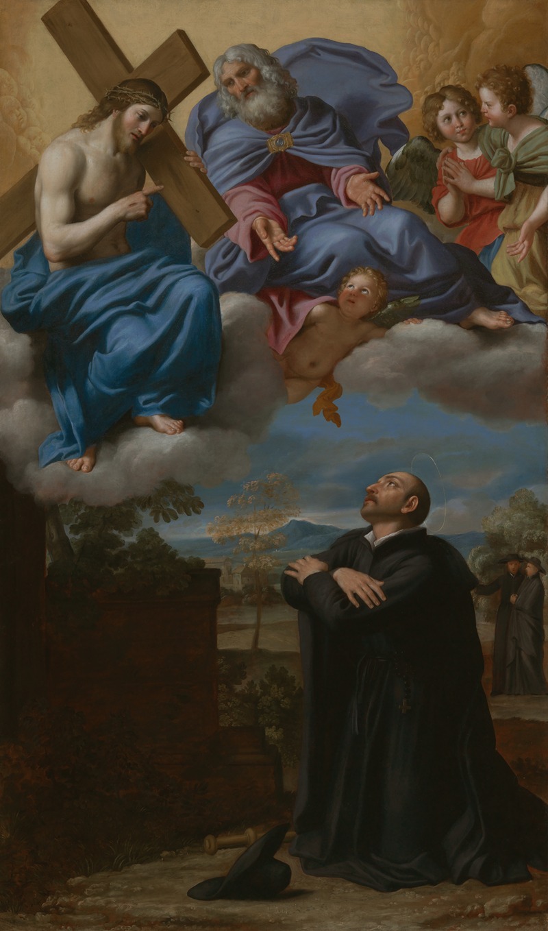 Domenichino - Saint Ignatius of Loyola’s Vision of Christ and God the Father at La Storta
