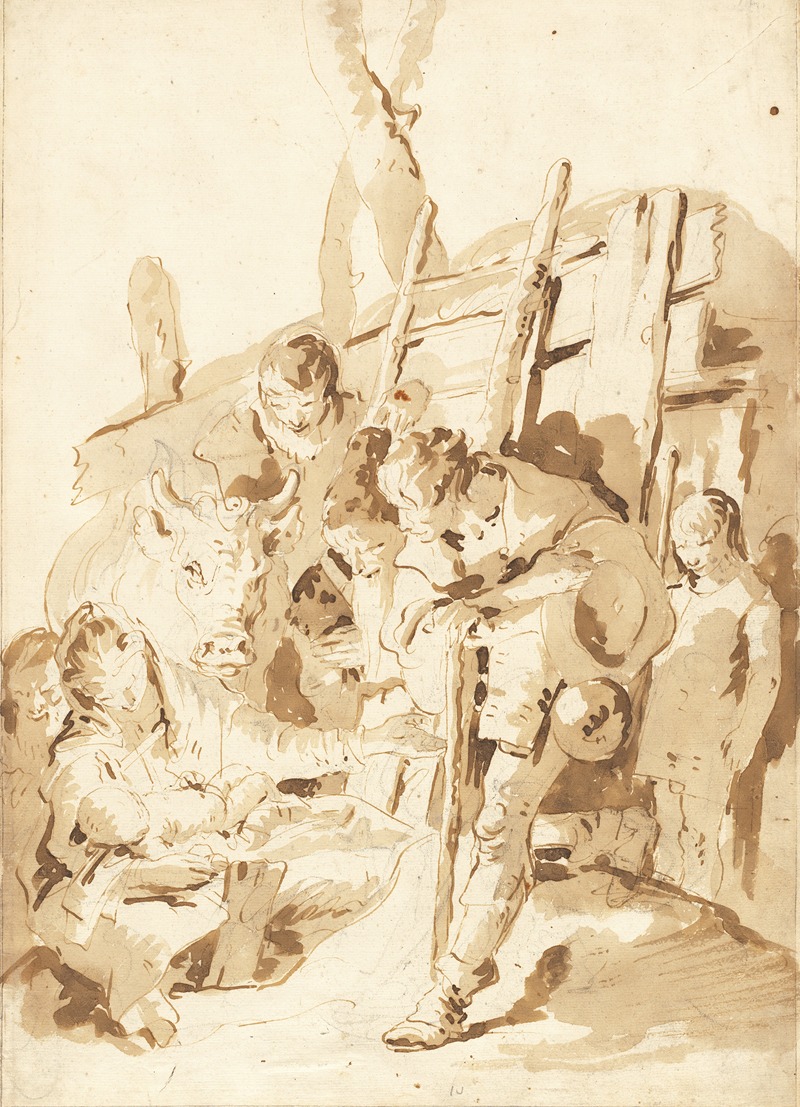 Giovanni Battista Tiepolo - The Adoration of the Shepherds