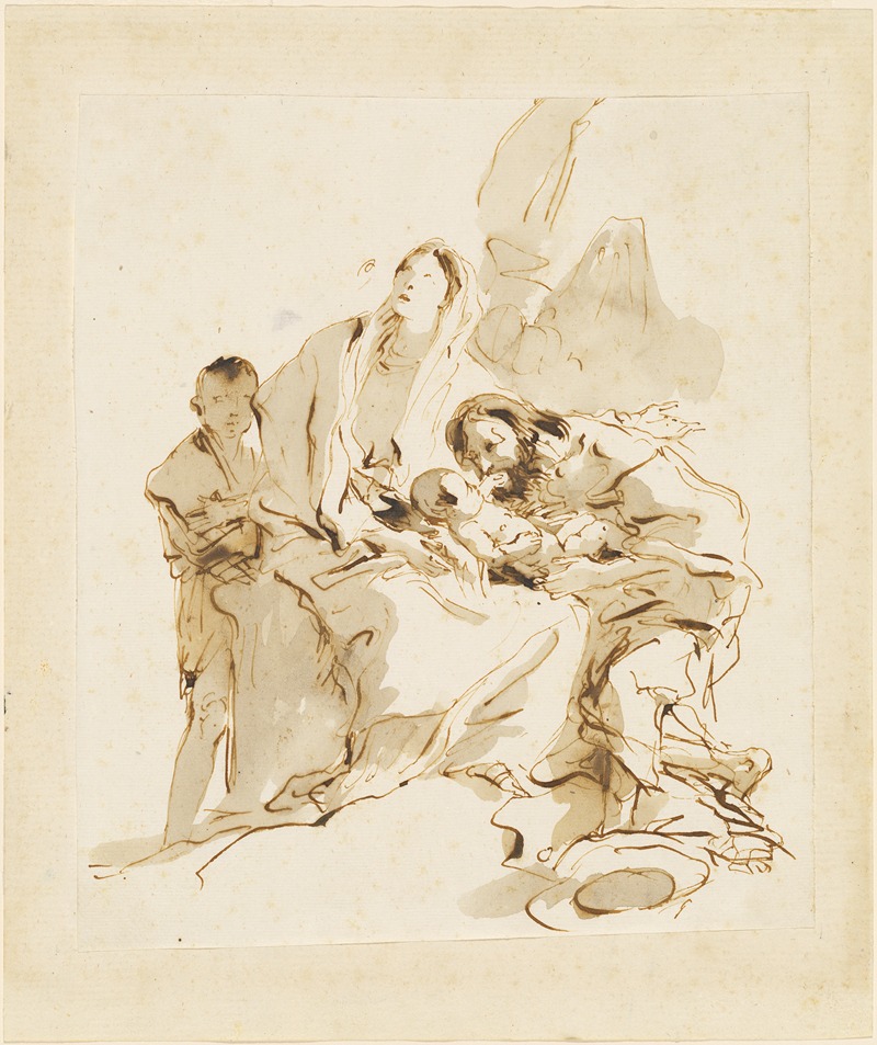 Giovanni Battista Tiepolo - The Holy Family