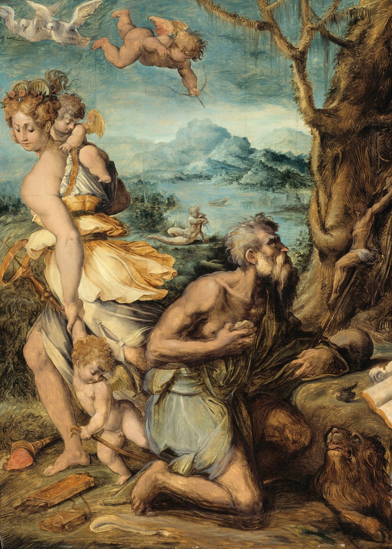 Giorgio Vasari - The Temptation of Saint Jerome