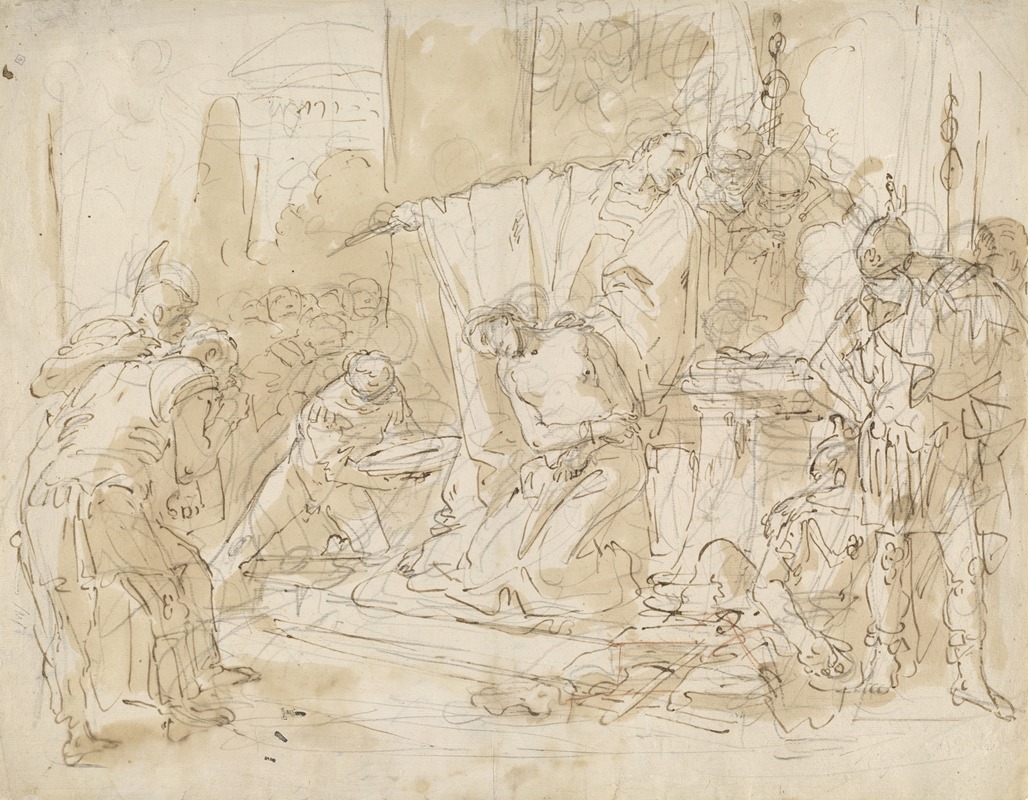 Giovanni Battista Tiepolo - The Sacrifice of Iphigenia