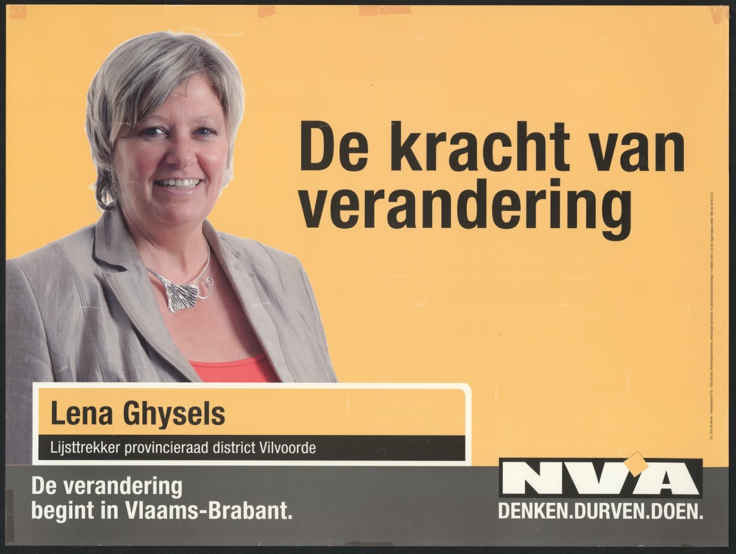 Bart de Wever - Kracht van verandering, N-VA, Lena Ghysels
