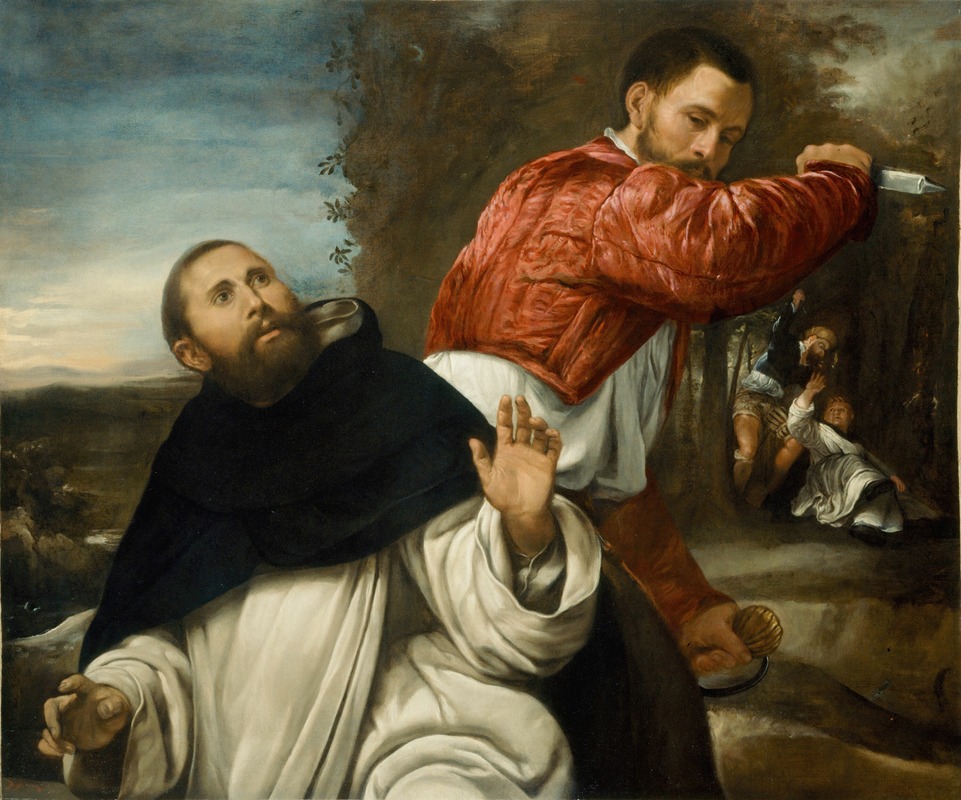 Giovanni Girolamo Savoldo - The Death of St. Peter Martyr
